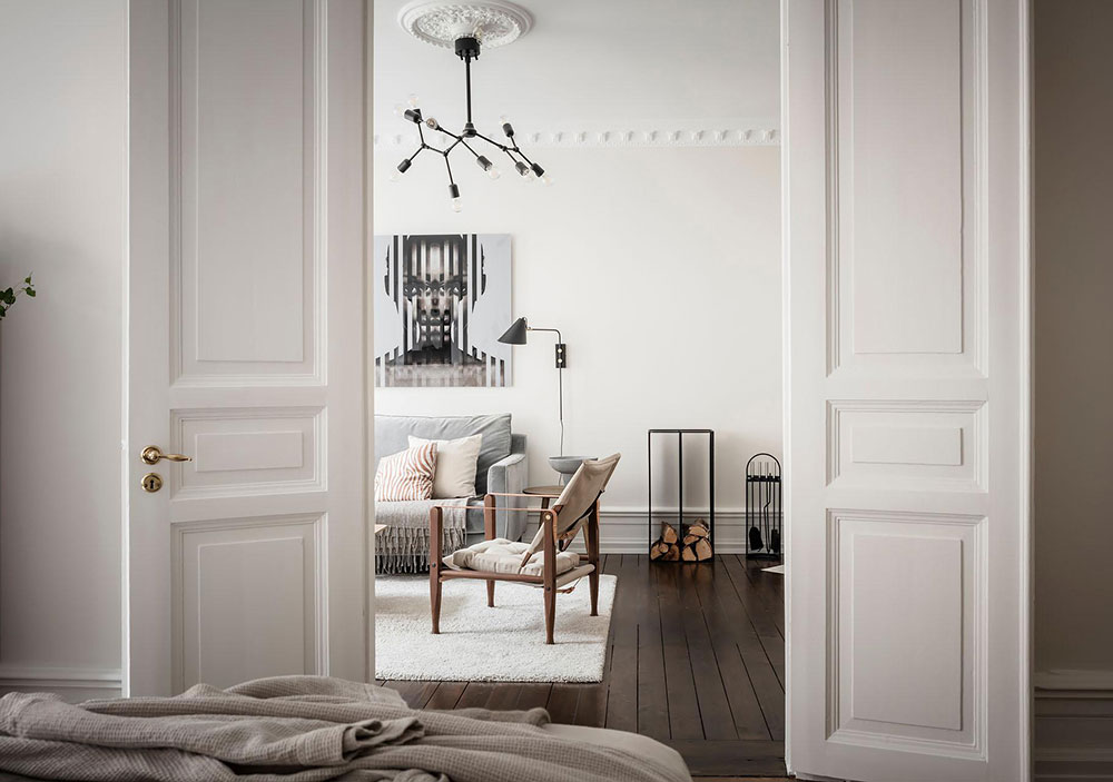 优雅神秘的斯堪的纳维亚风格公寓-14