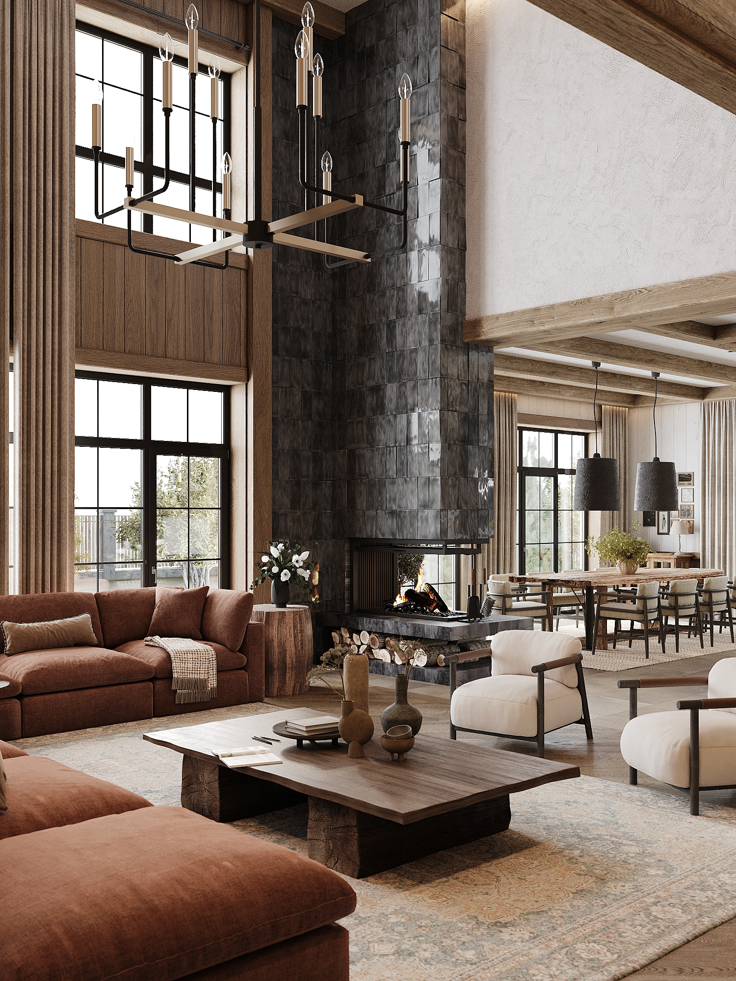 INTERIOR DESIGN IN A PRIVATE HOUSE / MOSCOW REGION-1