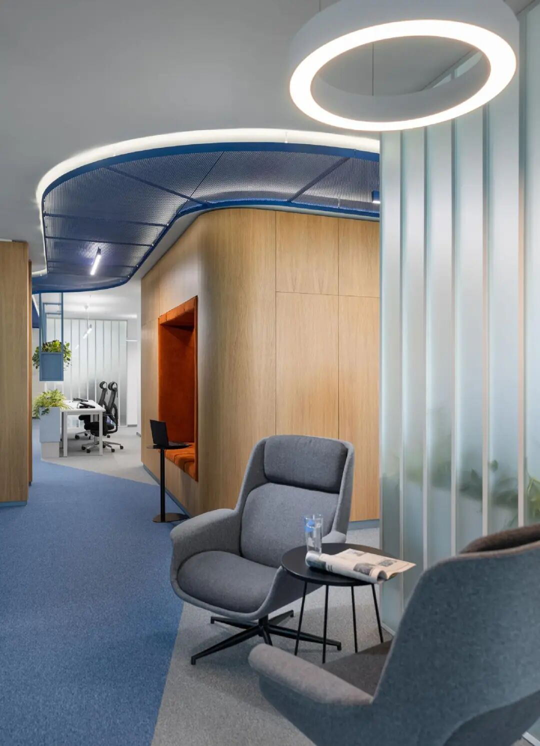 Syscom Engineering索非亚办公室:蓝色美学丨保加利亚丨SOFT CASE STUDIO-16