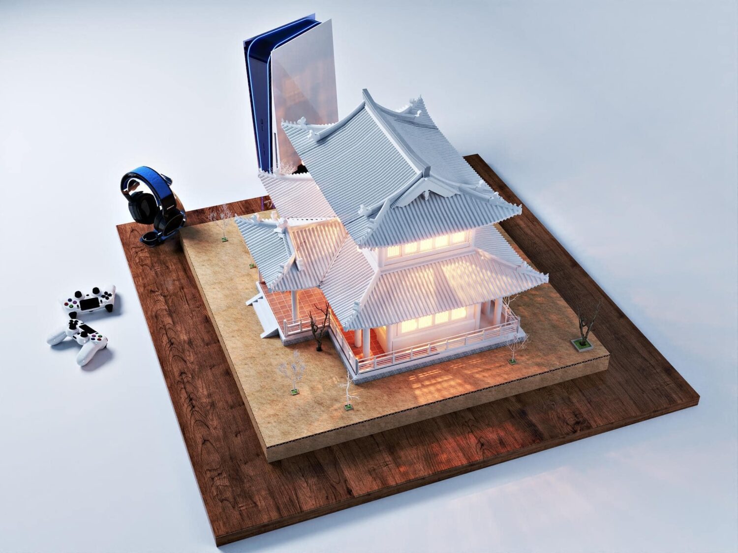 SketchUp 房屋外部模型丨Kha Anh Tu-5