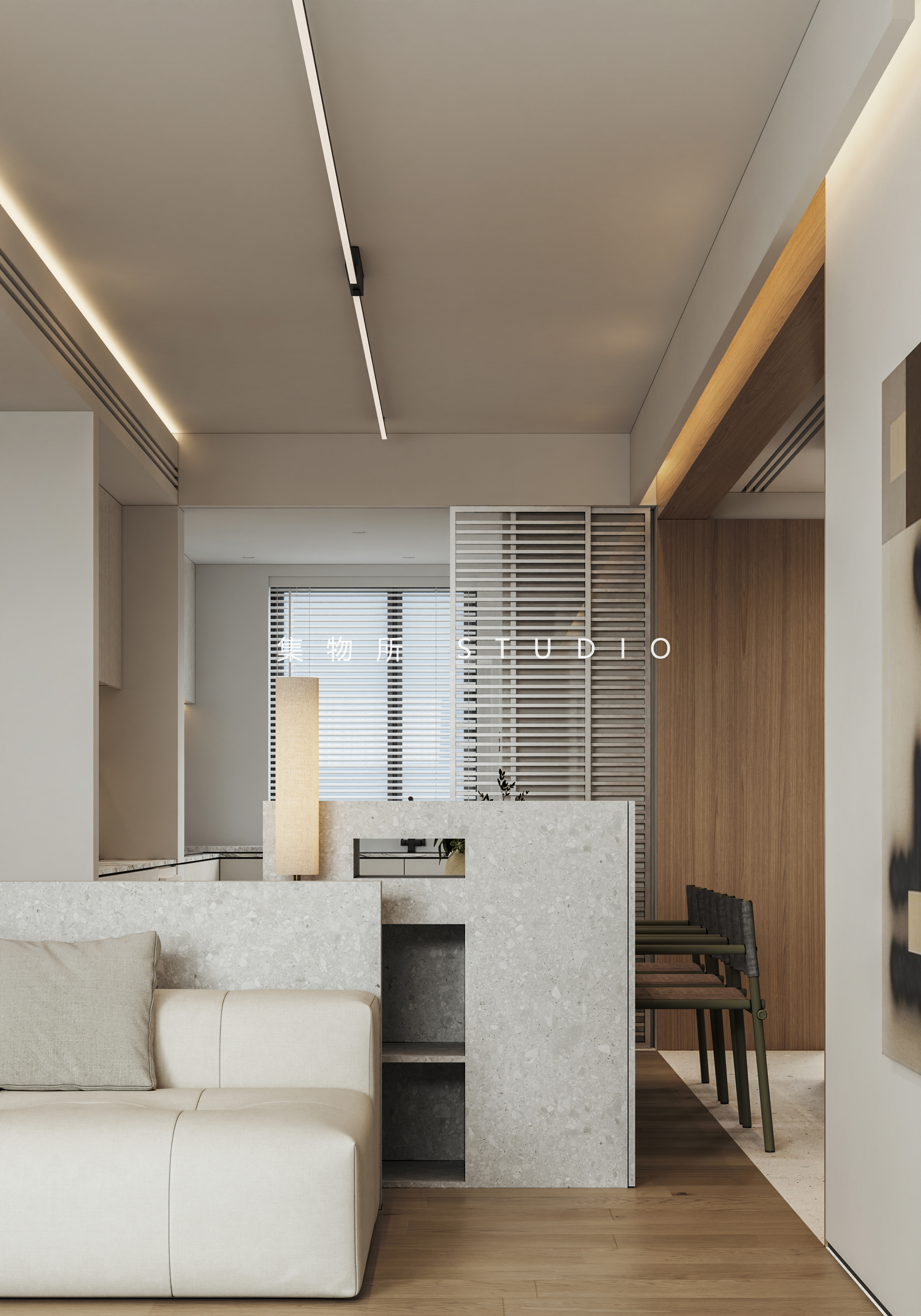 三居的多维度静态丨中国郑州丨集物所建筑设计-17