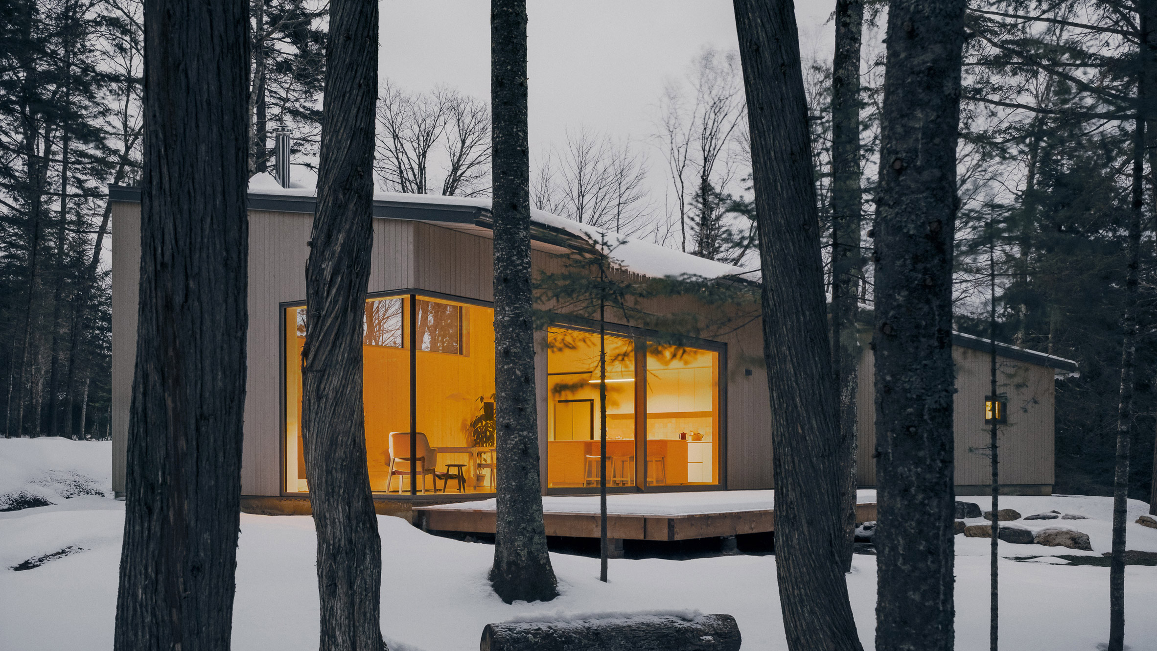 失落湖之屋丨加拿大魁北克丨Ravi Handa Architect-0