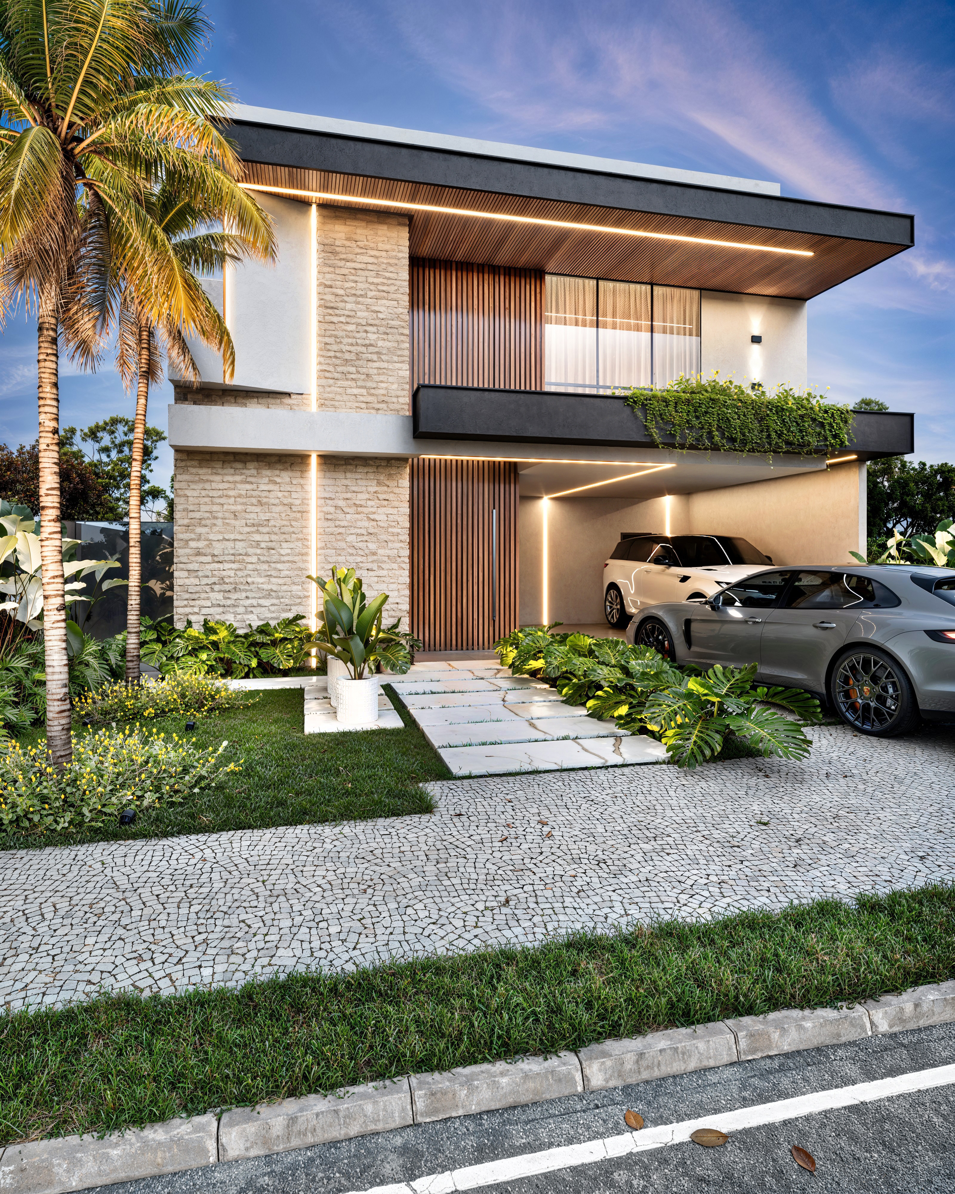 游泳池房子 I 黄昏但entardecer可能拼写有误，我不确定准确意思丨Augusto 建筑事务所-8