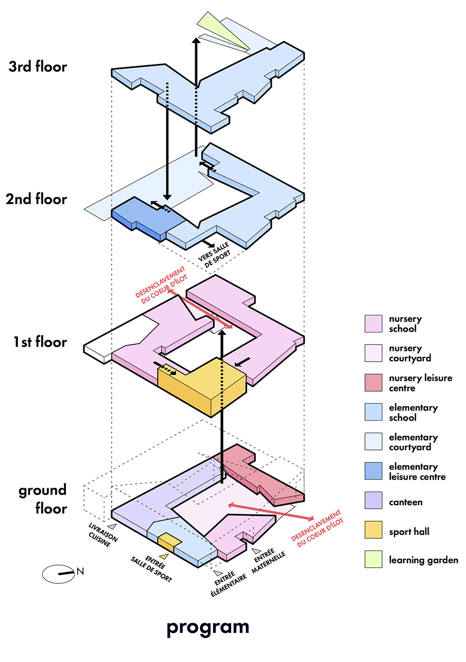 橙与粉-托儿所与小学设计,法国 / Dominique Coulon & associés-38