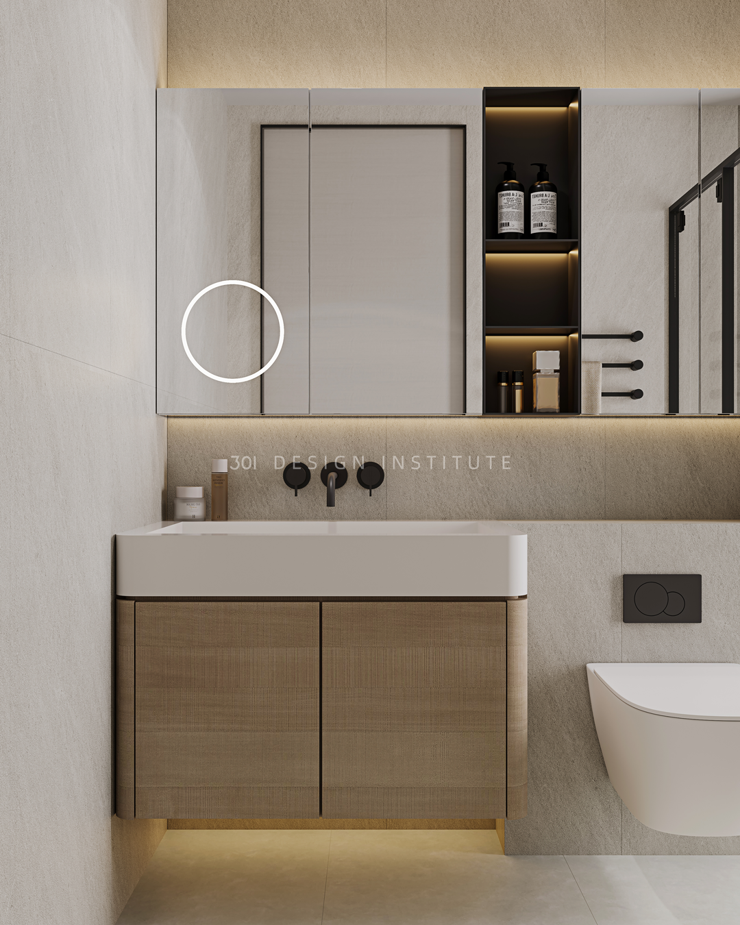 广州东风广场现代简约平层住宅丨中国广州丨301 设计研究所-26