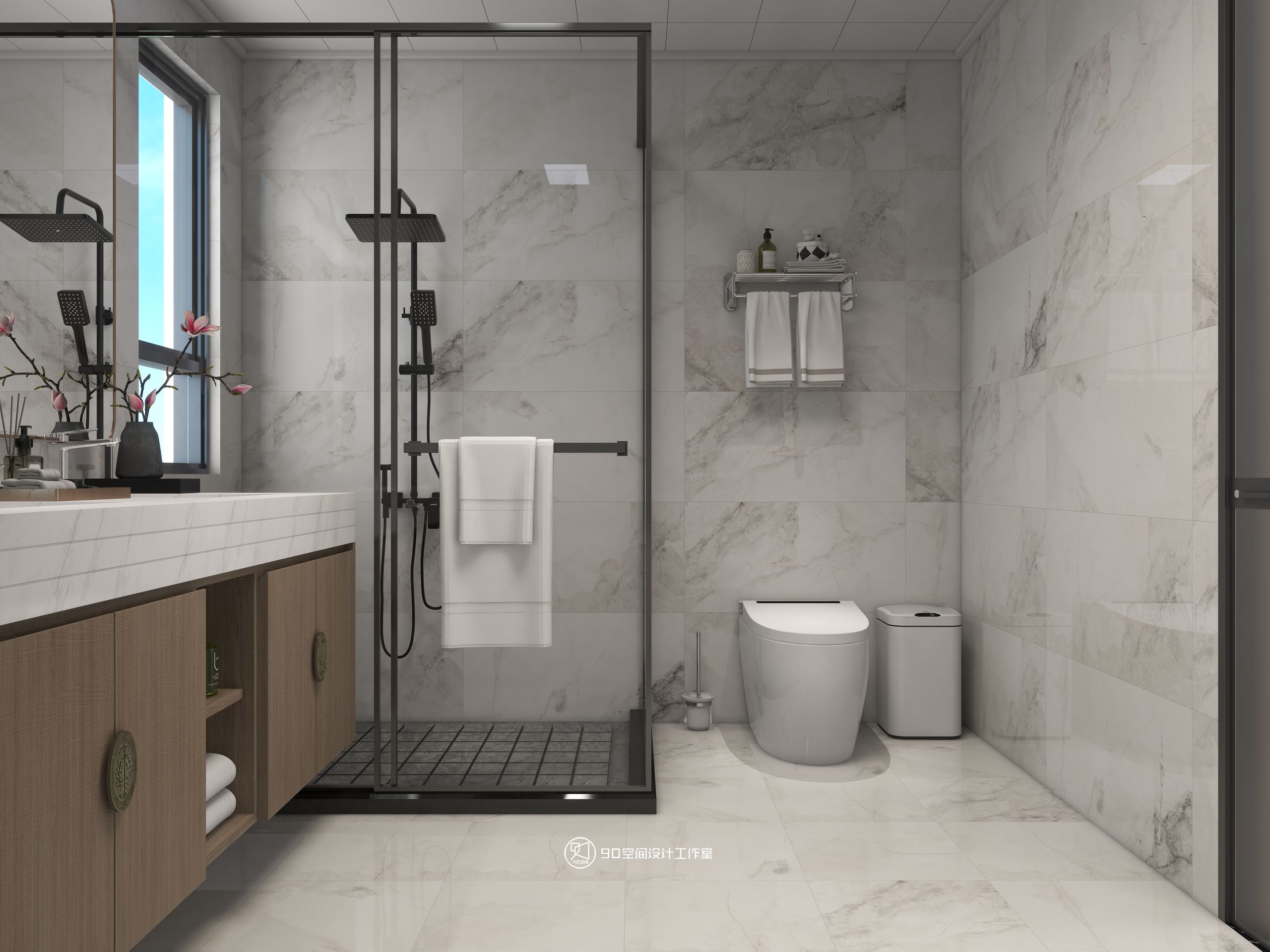 西楼别序新中式风格丨90 空间设计-57