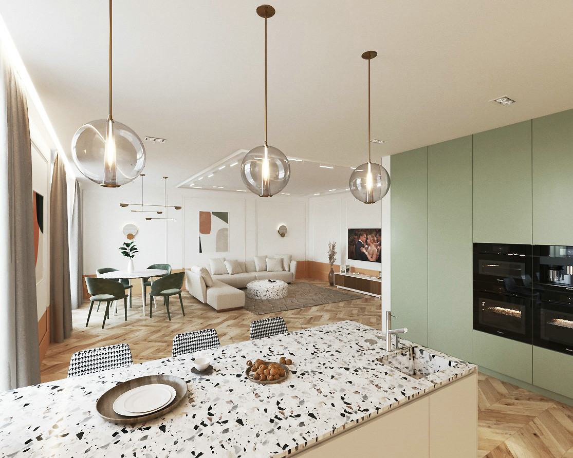 现代气息的多彩之家-7