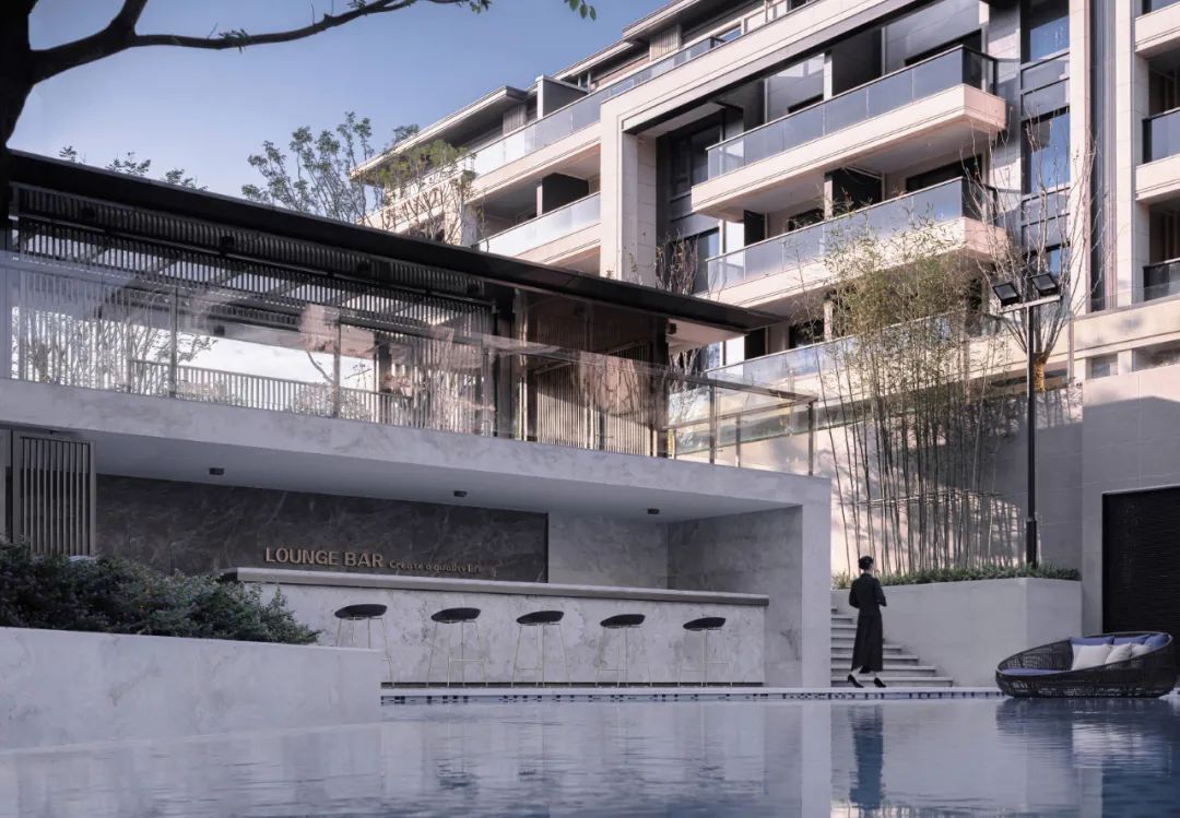 藏珑大境 | 悬浮泳池与自然共生的空中花园-28