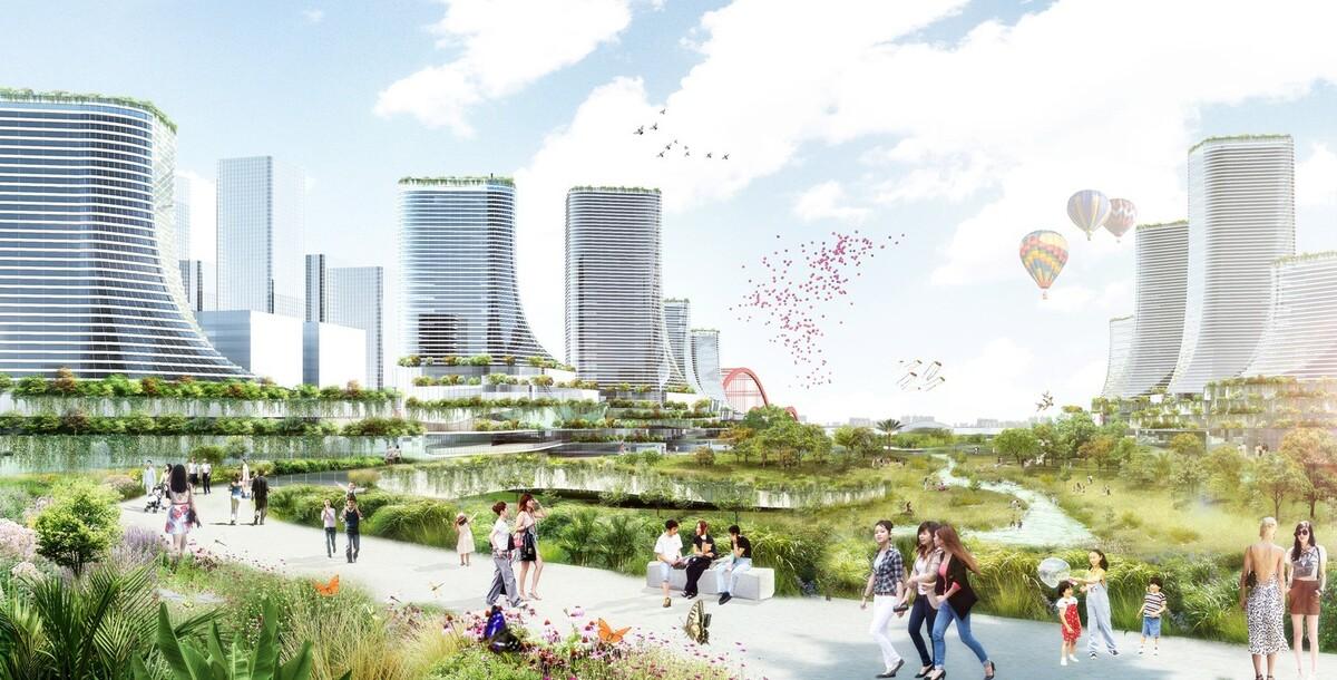 广州CBD南区新城市景观（大湾区新门户）设计丨中国广州丨德国安博戴水道,德国RSAA建筑事务所,庄子玉工作室-29