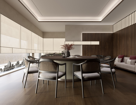 鹤隐秋林新作 丨 南京巧庆楼茶膳餐厅，“禅茶之味，风雅之美”-24