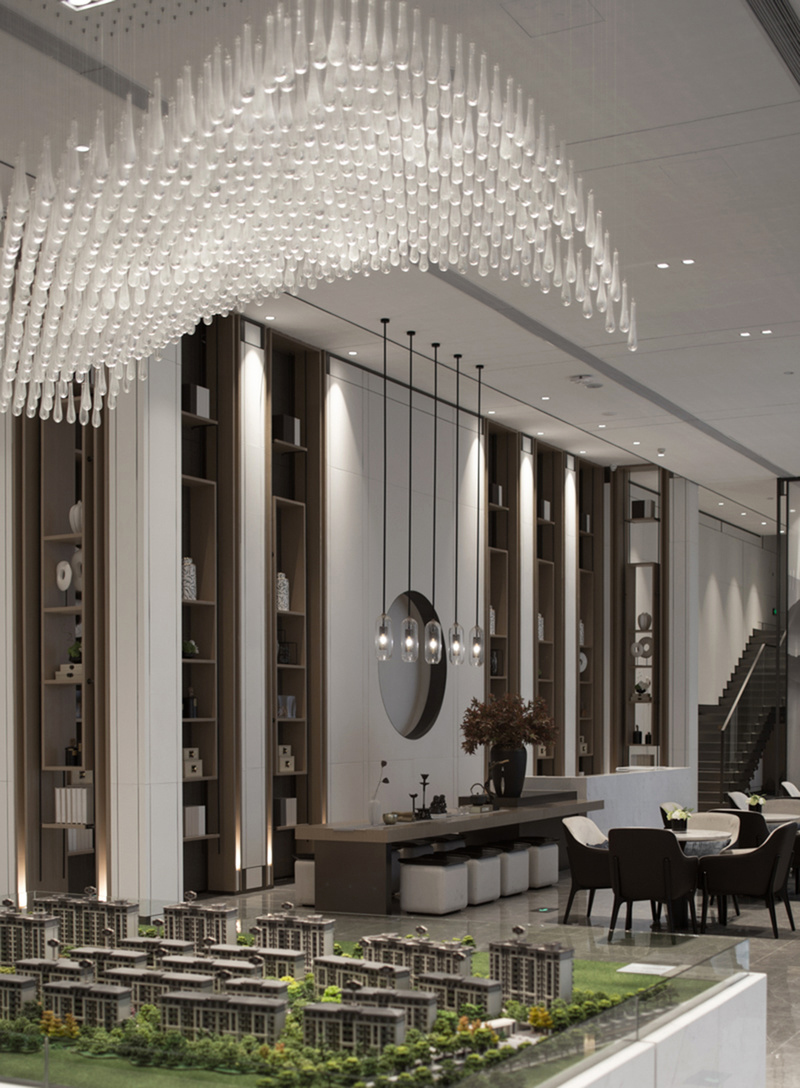 江苏宜兴海伦湾销售中心—现代东方美学之韵-25