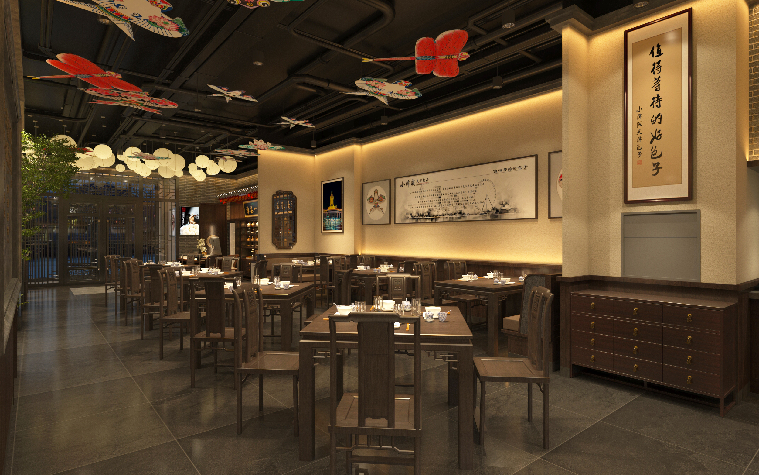 小津成天津包子（乐园店）丨蒙古丨内蒙古傲城建设工程有限公司-27