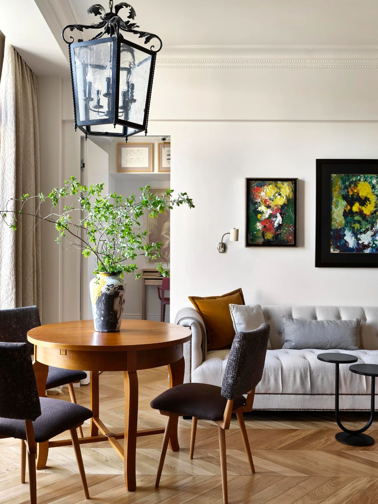 传统优雅的 60㎡空间设计-9