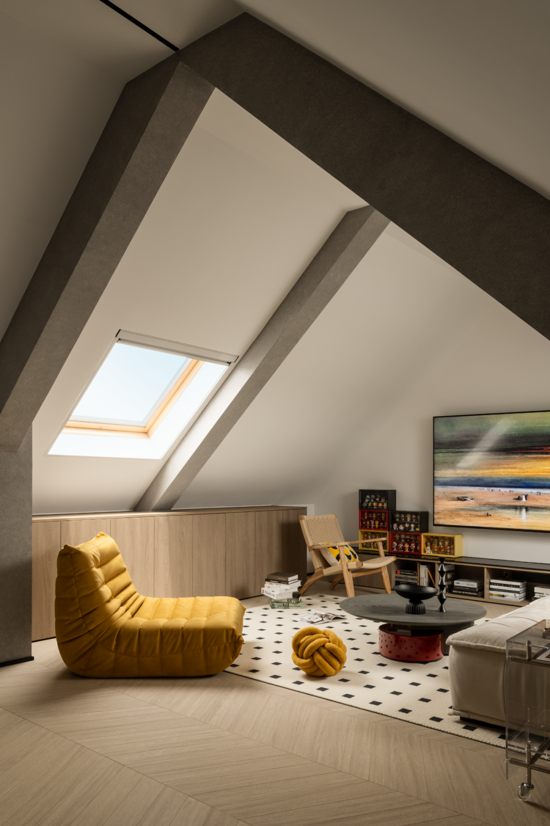 《客厅去哪儿了？》婚房去客厅化后用阁楼重新定义空间-48