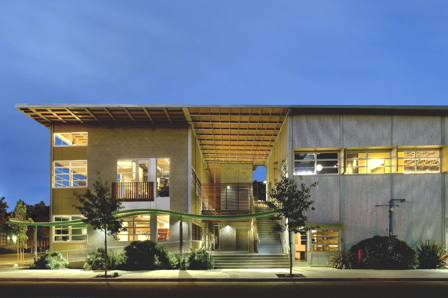 旧金山 20 世纪工业风绿色办公楼-8