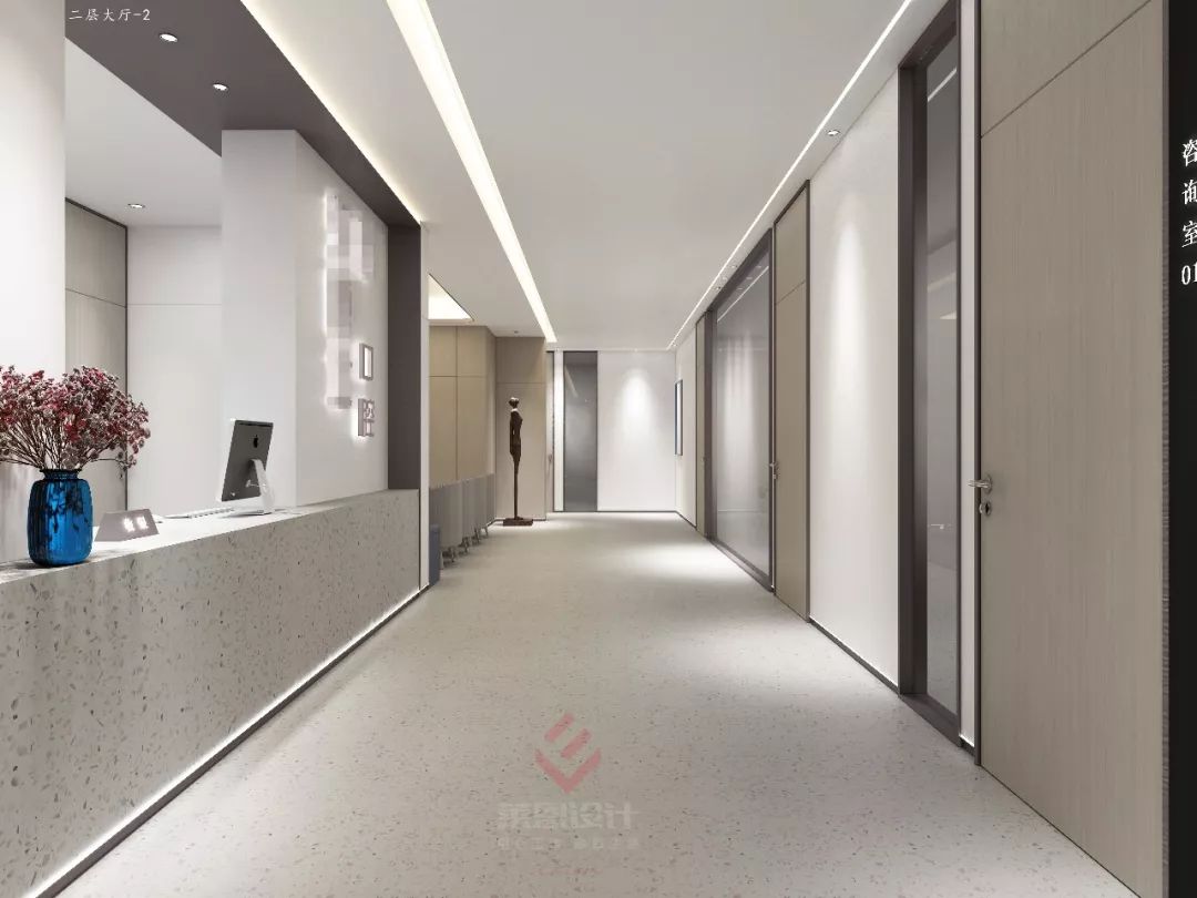 太原 XX 口腔,现代简约风格的时尚雅致空间-37