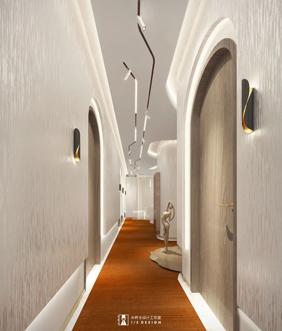 美容理发店精致设计丨半杯水工作室-67