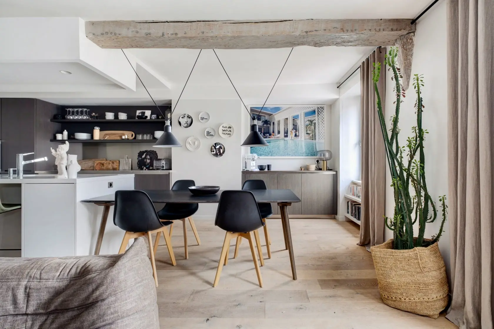 优雅设计尽显,lyon 中心复式公寓的魅力改造-5