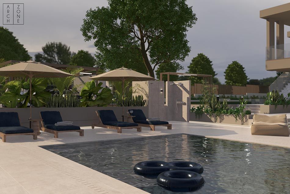 Προσθηκη Πισινας και Διαμορφωση Εξωτερικου Χωρου στη Νεα Μακρη-29