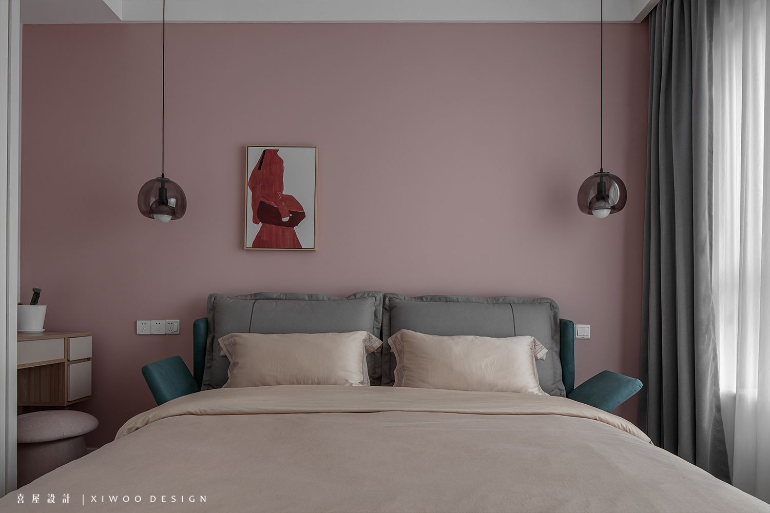 极繁主义打造蓝色海洋之家,温馨治愈空间-36