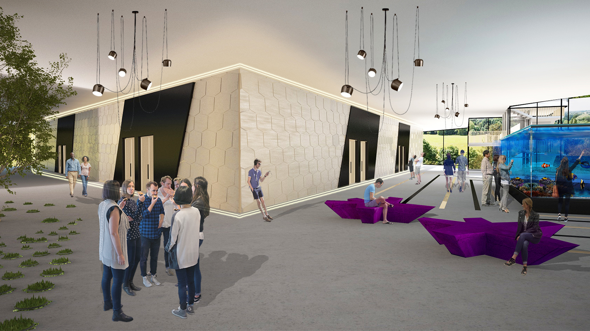 里加 KIP 岛展览中心，绿色连廊与活力空间-13