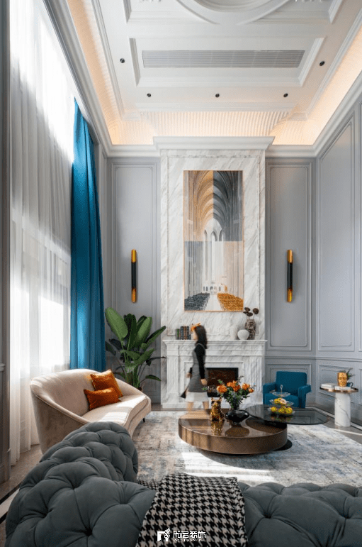 金河谷法式轻奢院墅丨第六设计中心-21