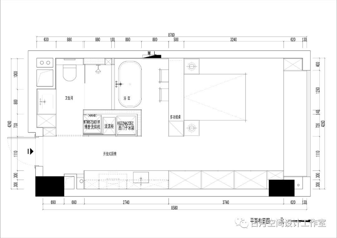 30 平一人居小公寓丨中国佛山丨古月空间设计工作室-7