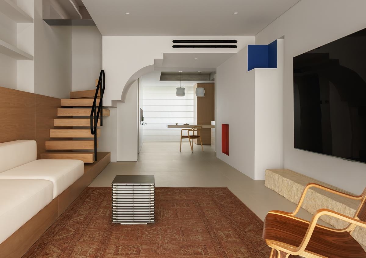 复式的破界与重构:为四口之家铺展松弛的流动场域丨赫设计-17