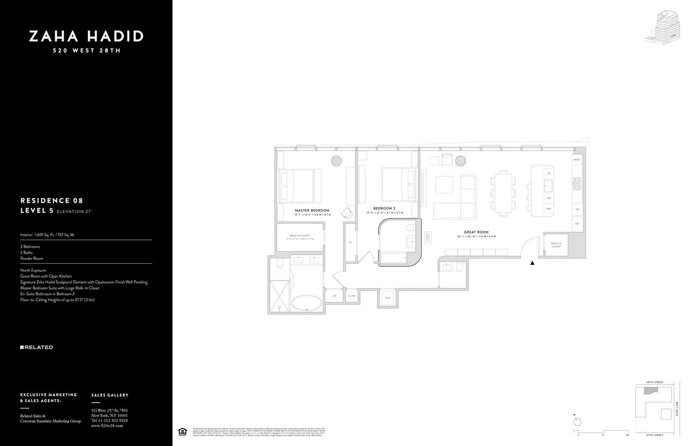 扎哈设计的曼哈顿豪华公寓最高售价三亿多-29