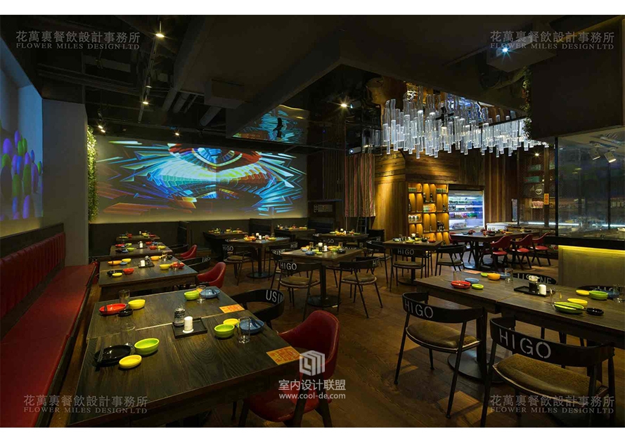 花万里设计| 惠州微超浪漫餐厅-4