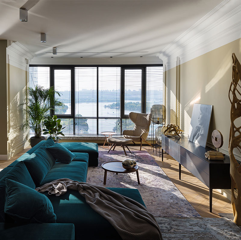 基辅令人惊叹的现代风河景房-0