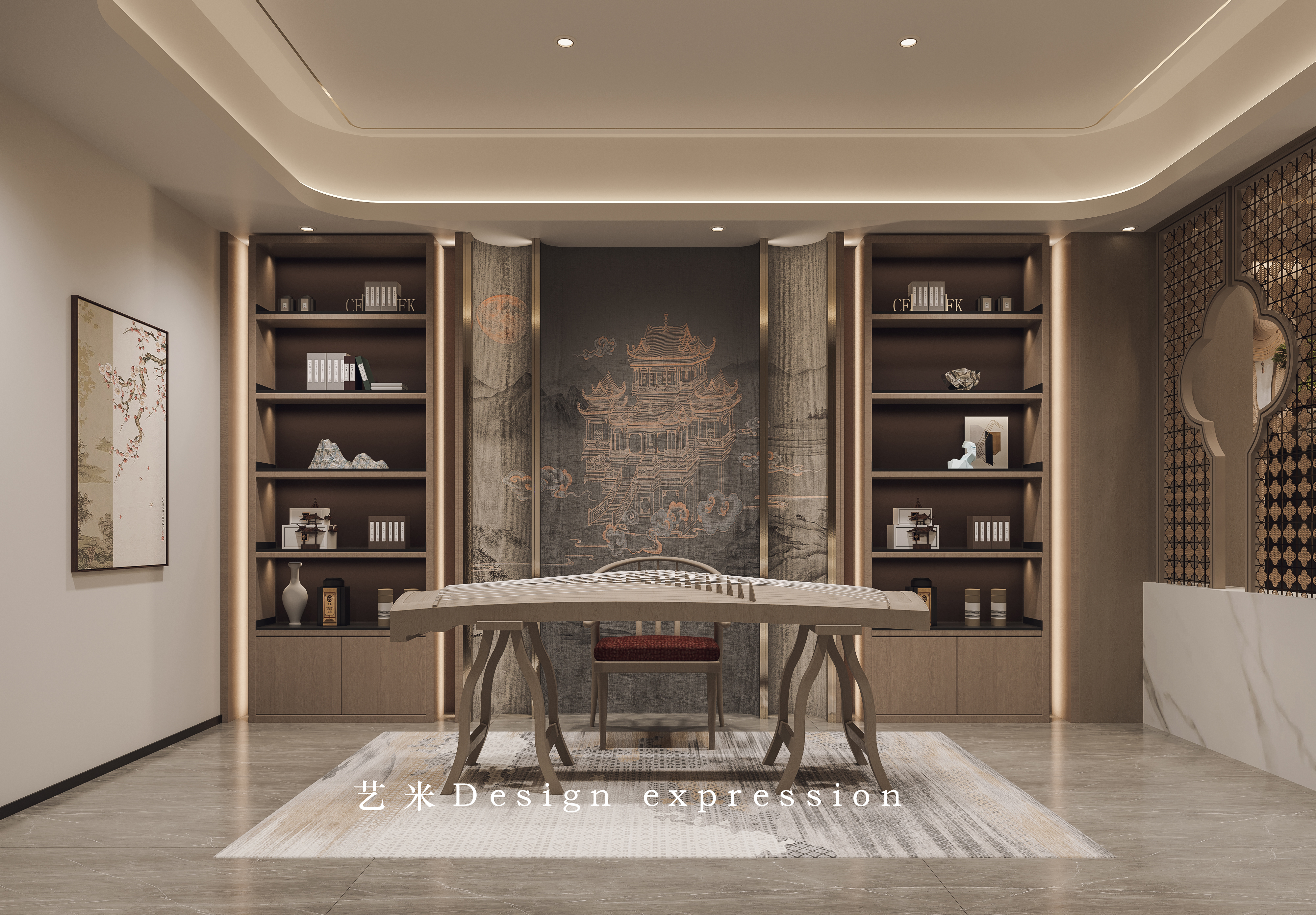 新中挑空别墅-艺米效果图-4