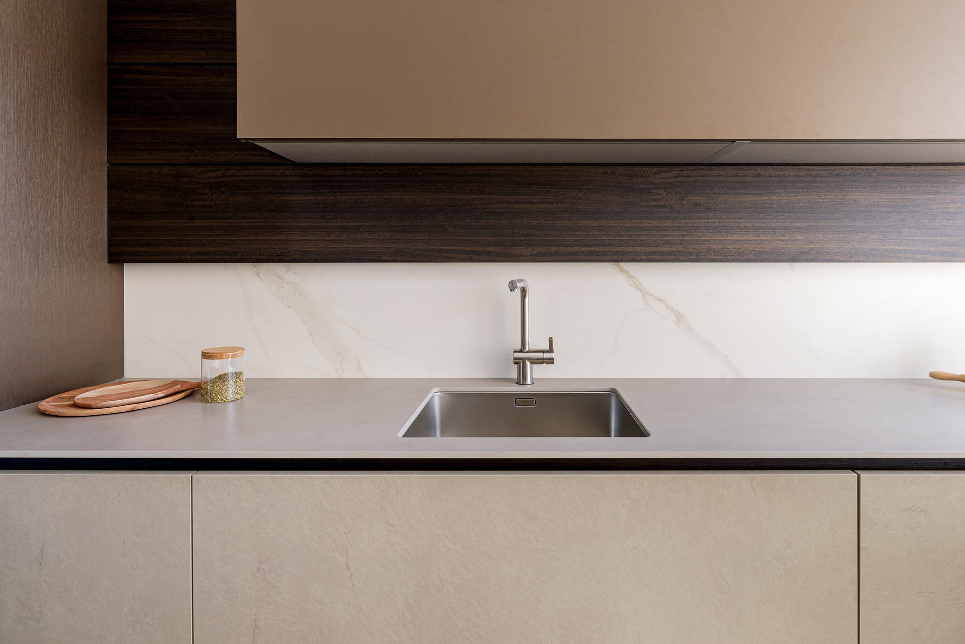 Cocina en residencial en Madrid By Materia-6