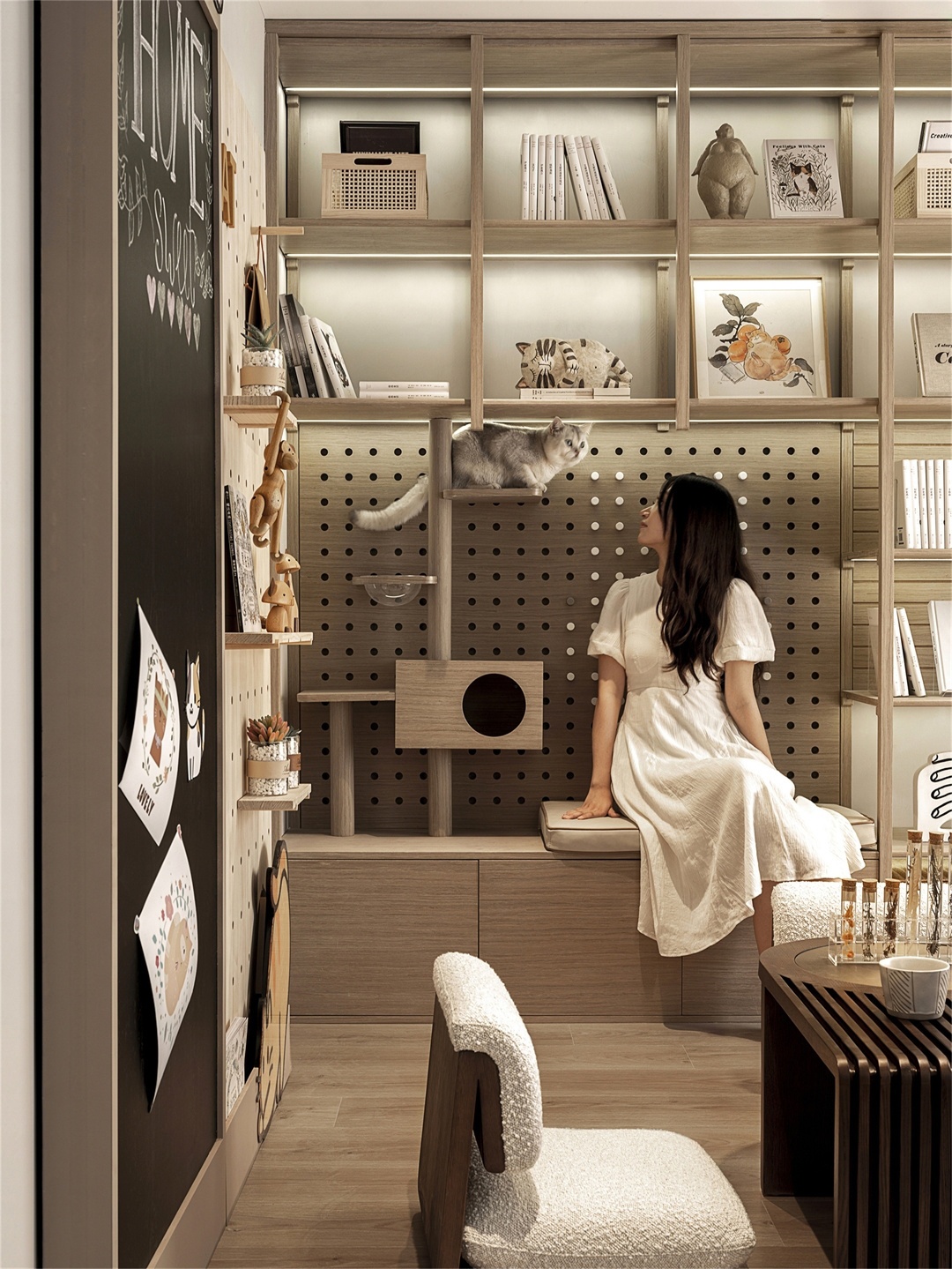 春日女孩与喵星人的治愈之家丨无隅制造-37