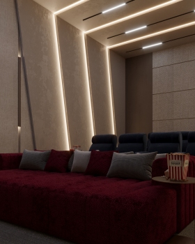 Modern Home Cinema Interior Design