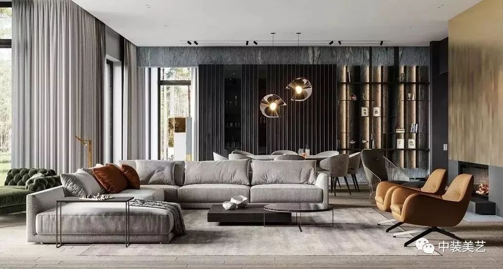 Color / 跟着大师学软装-750㎡高级灰别墅，越极简，越奢华！-6