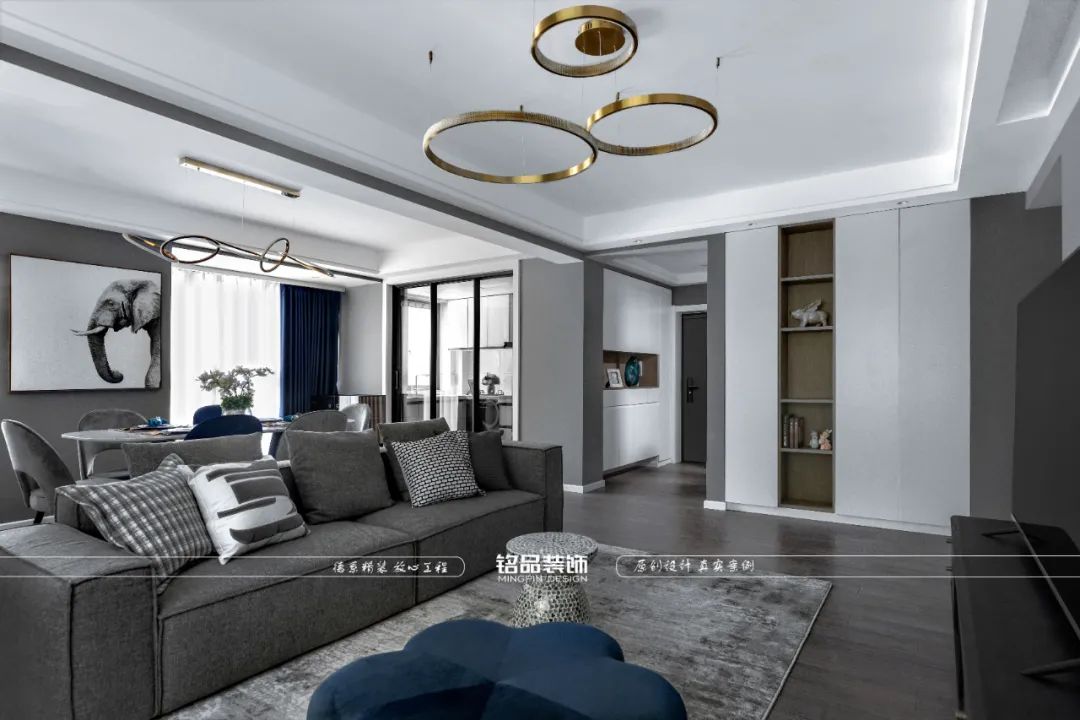 东新园望景苑现代简约家居设计丨铭品装饰-4