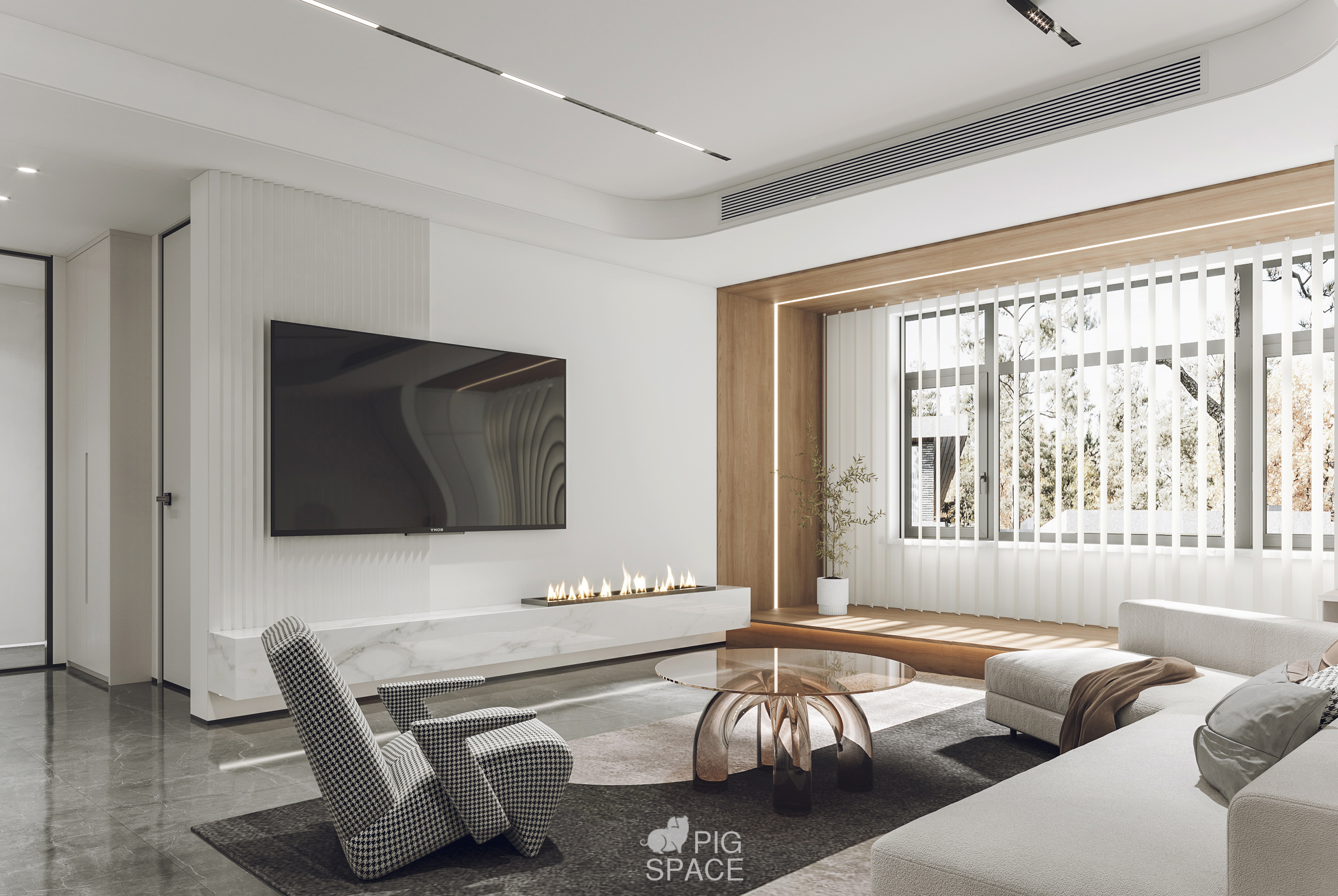 现代平层白色巧克力之家丨中国青岛丨集·设计事务所（青岛）-8