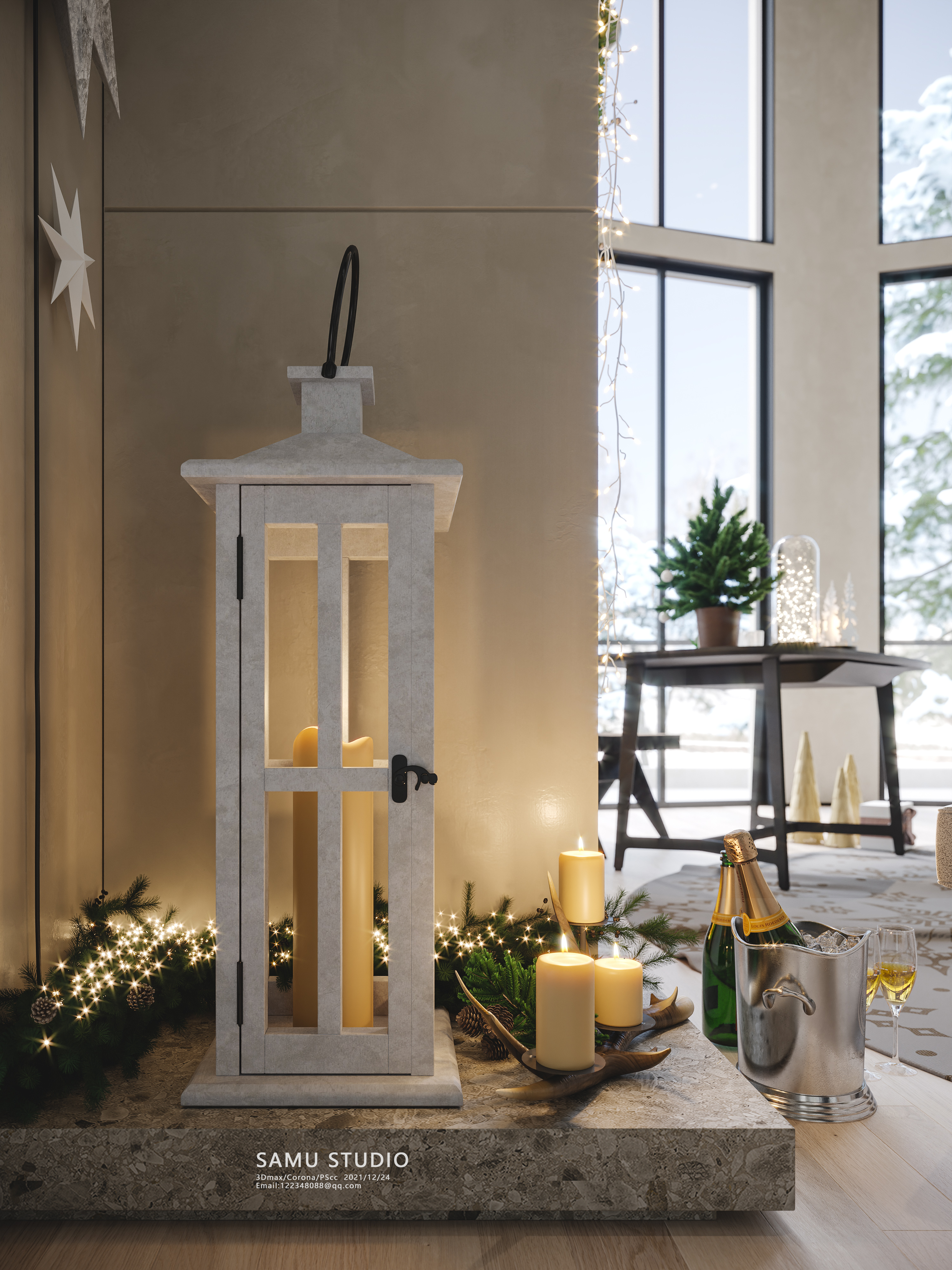 SAMU STUDIO 的 2021 圣诞室内设计-7