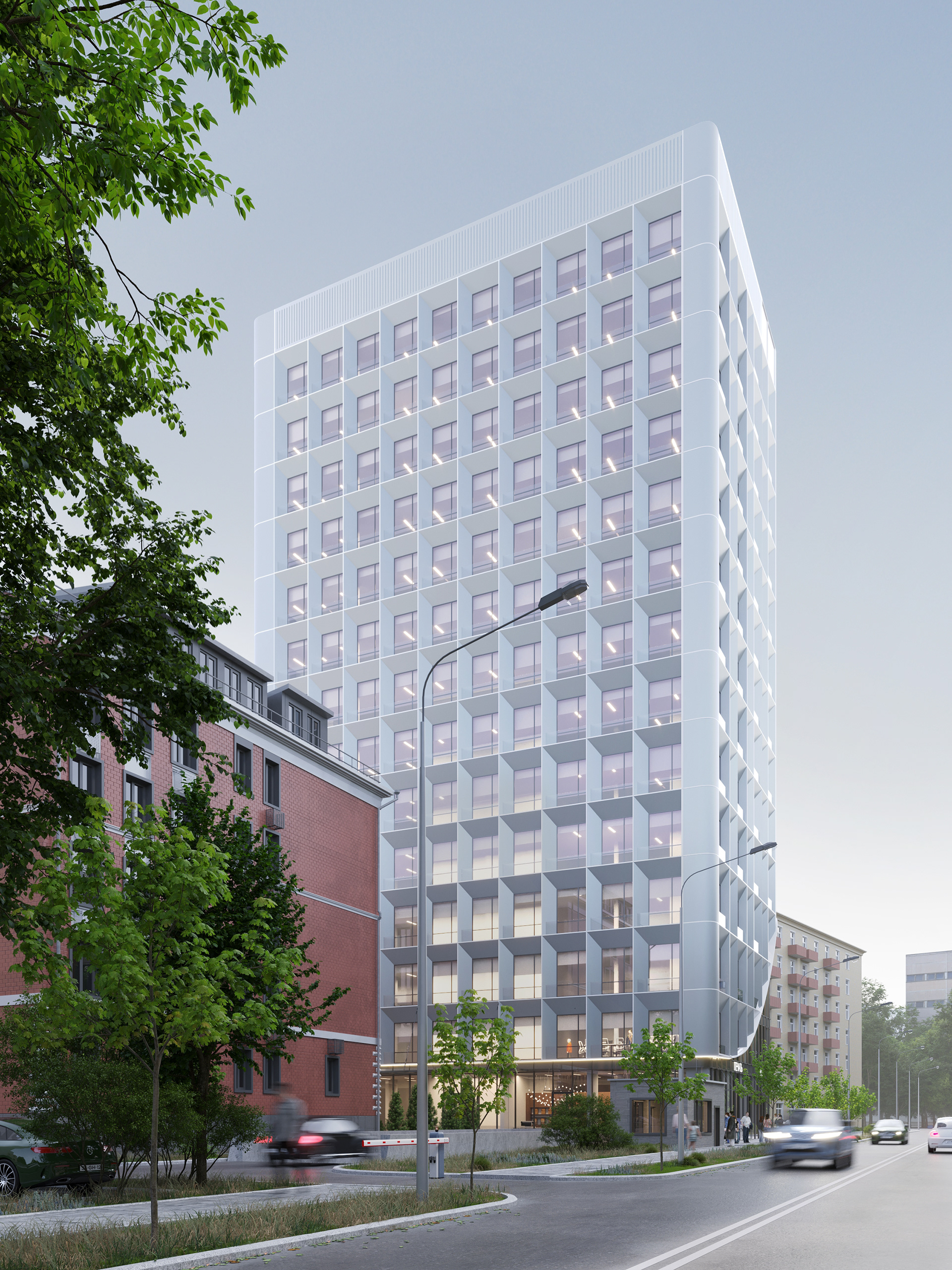 Office center design. Moscow, 2 Yamskaya street-1