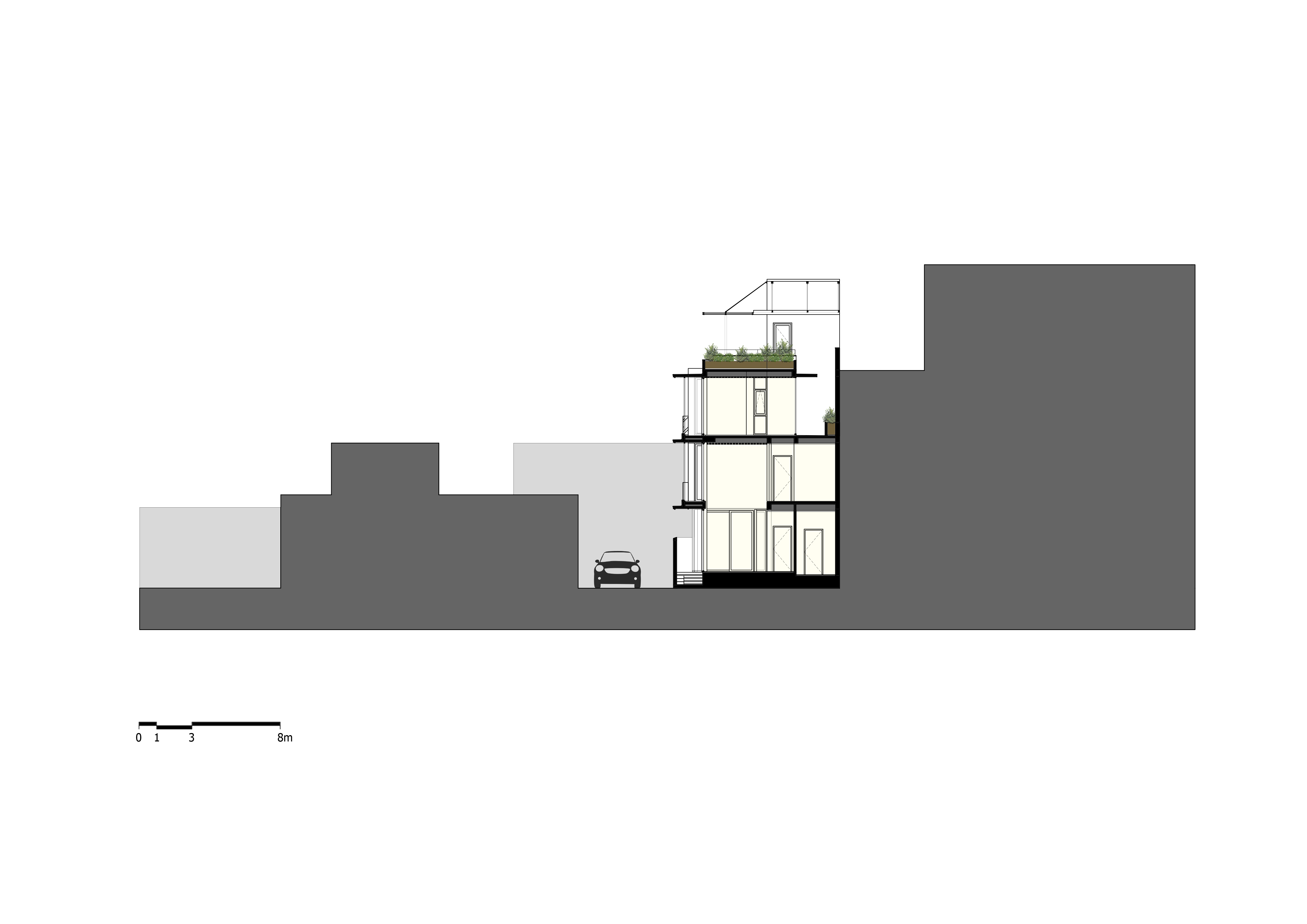 现代绿色环保的越南 Step House 设计-44