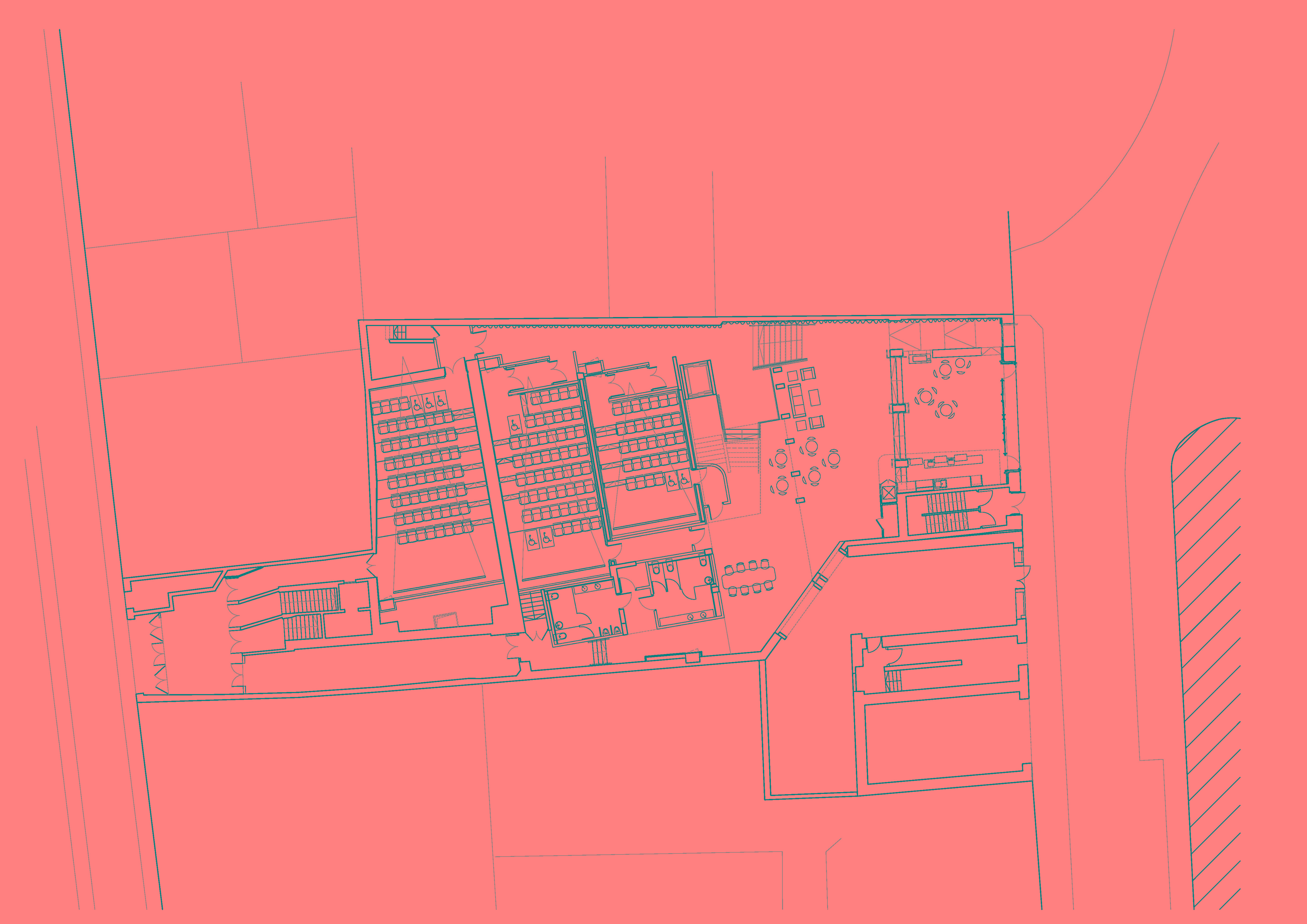 马赛 CinémalesVariétés 音乐厅设计-26
