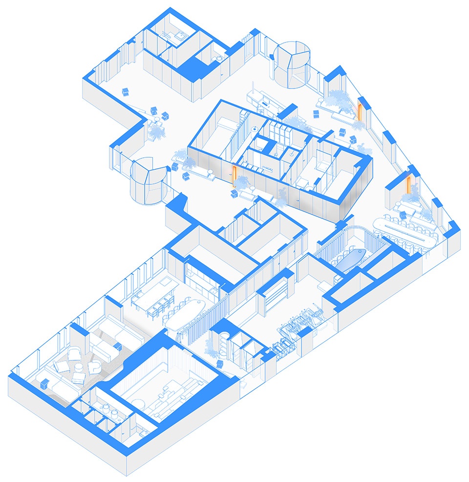 莫斯科LOGOS住宅综合体室内设计丨俄罗斯莫斯科丨DA bureau-55