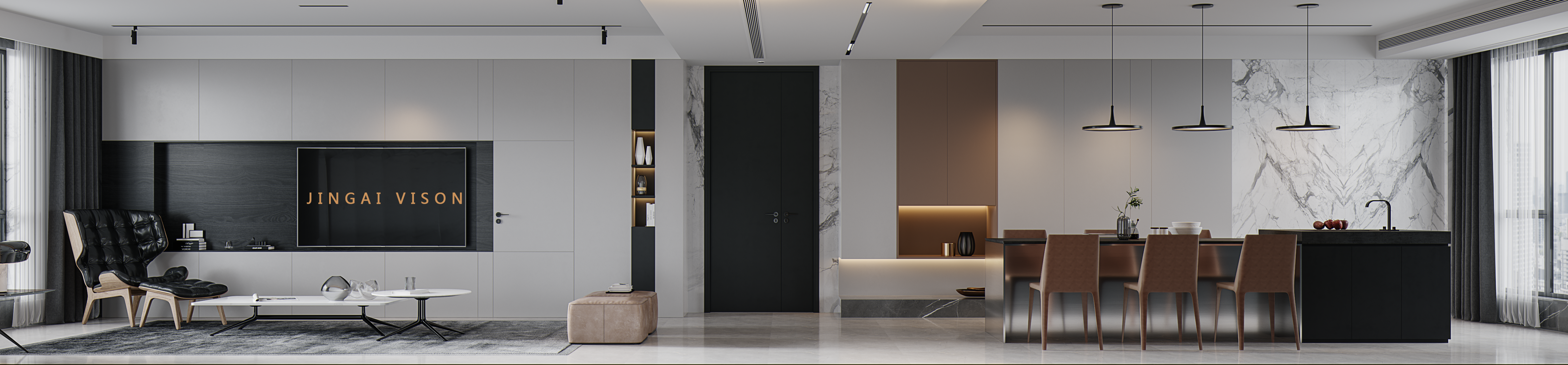 创意 CR1.7 蛇果吧台设计，点亮家居空间-8