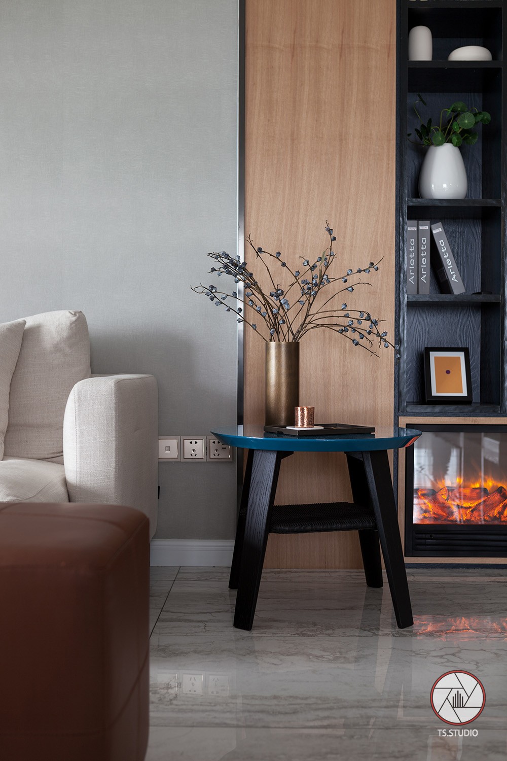 浙江现代轻奢住宅  嘉兴米卡装饰-6