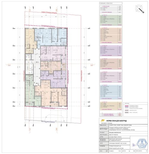 伏伊伏德·斯特普街住宅商业建筑项目丨贝尔格莱德丨Forma Plan-39