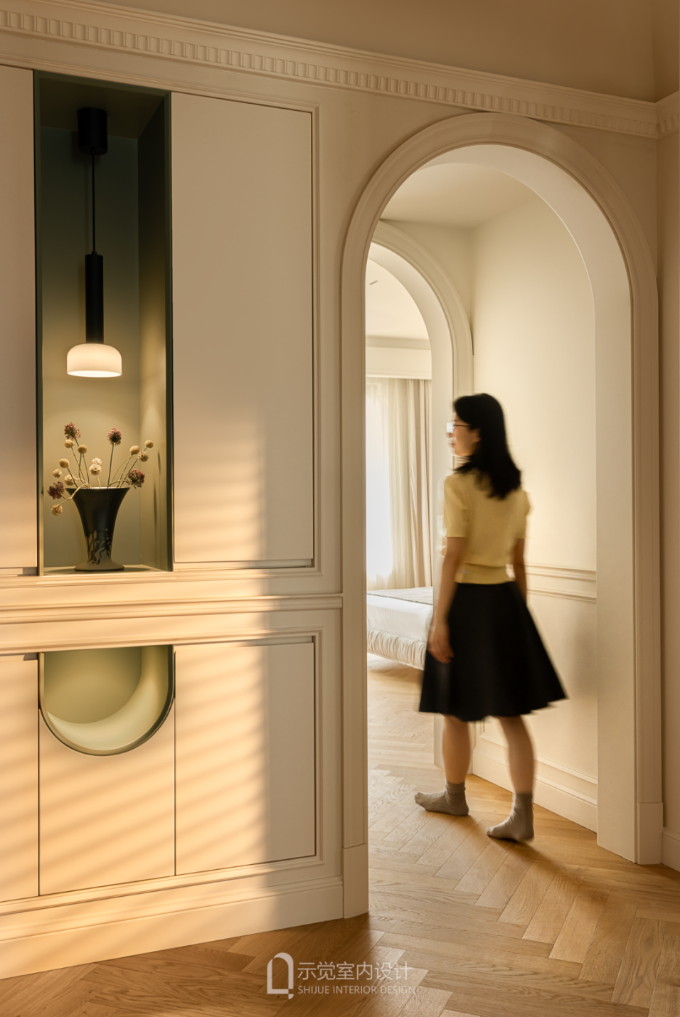 示觉设计|250㎡中海紫御豪庭，绿影泊心，拱廊叙事-59