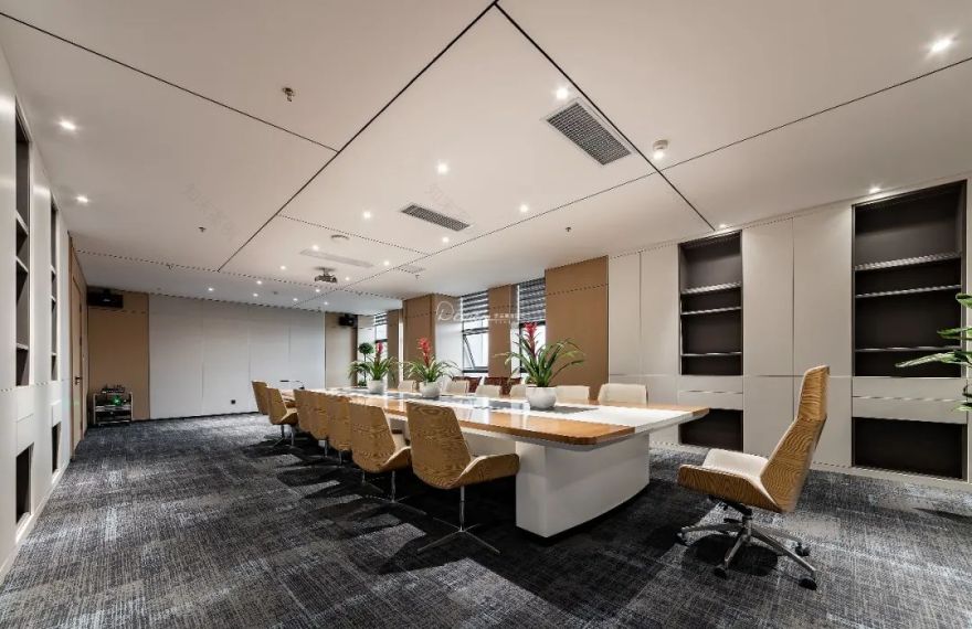 现代中式办公室设计丨中国昆明丨紫苹果国际设计-47