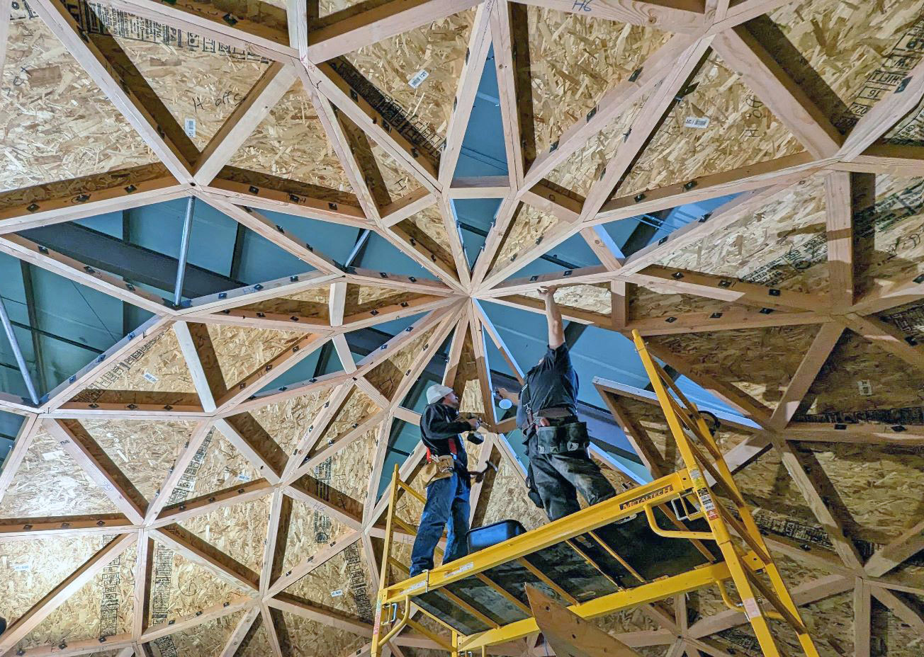 装配式模块化穹顶（Zome）建设项目丨美国亚利桑那-0