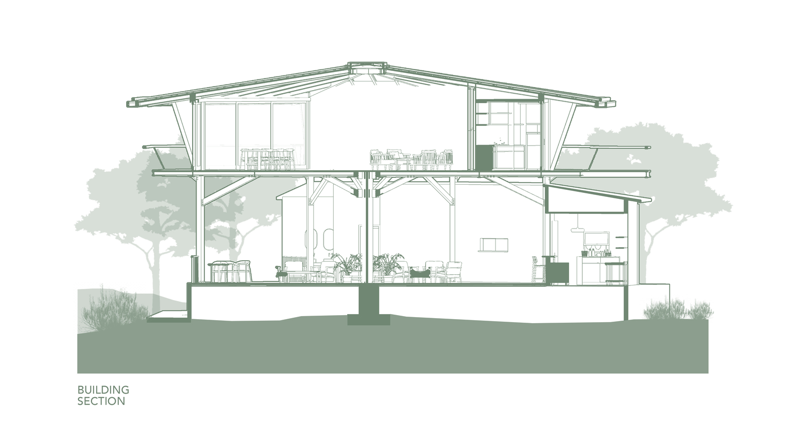 印度尼西亚八角形餐厅和工作建筑丨斯蒂尔特工作室-29